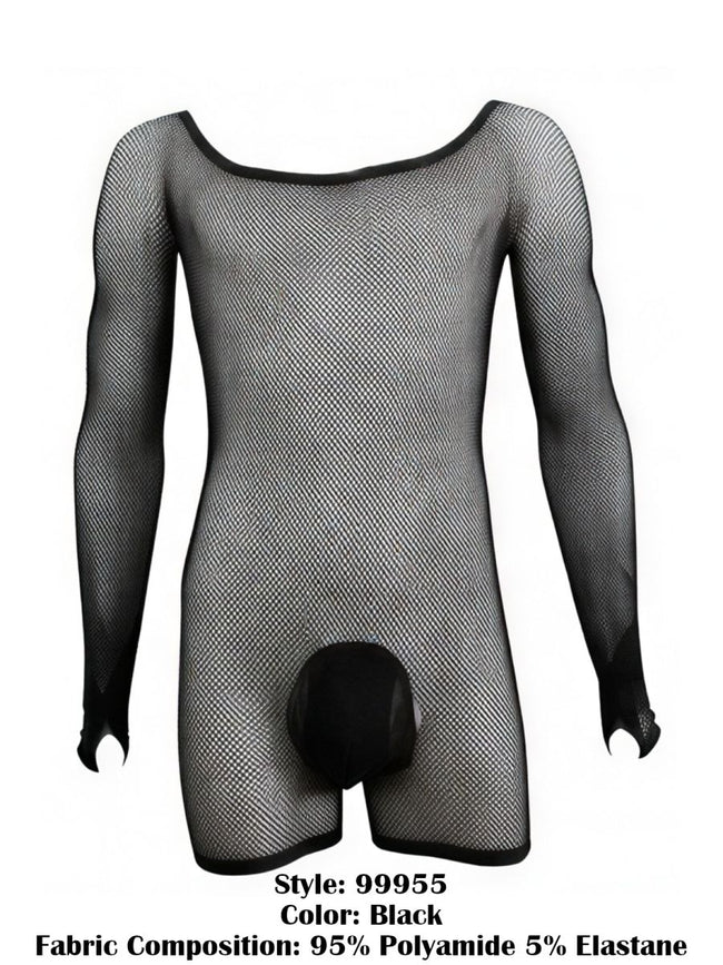 CandyMan 99955 Bodysuit Color Black