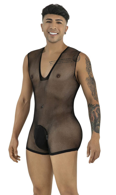 CandyMan 99956 Bodysuit Color Black