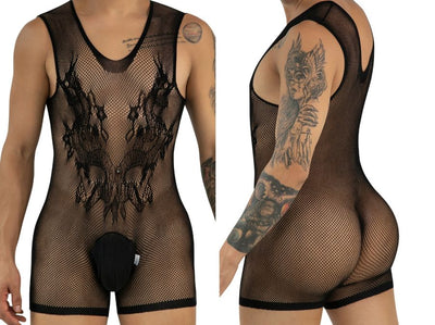 CandyMan 99958 Bodysuit Color Black