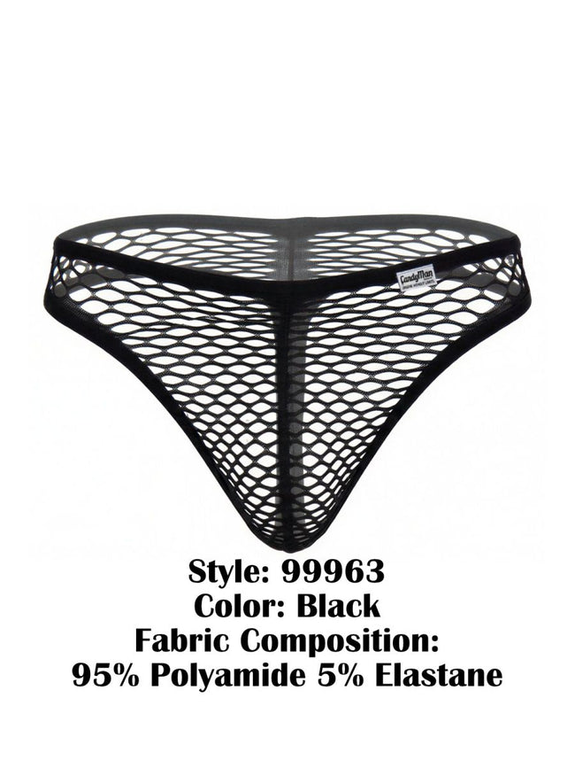 CandyMan 99963 Thongs Color Black