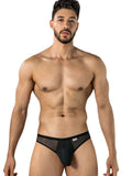 CandyMan 99971 Men's Underwear Seductive Mesh Lace Thongs Color Black