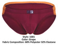 Clever 1681 Two-Tone Bikini Color Grape