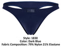 Clever 1830 Desirable Thongs Color Dark Blue
