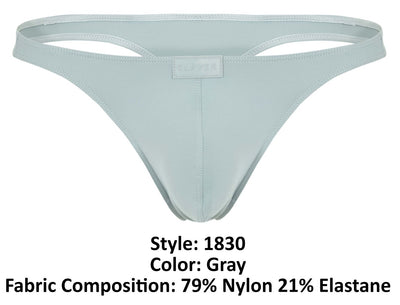 Clever 1830 Desirable Thongs Color Gray