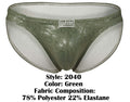 Clever 2040 Luxe Briefs Color Green