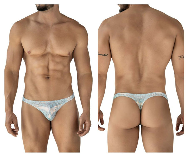 Clever 2063 Diamond Thongs Color Blue