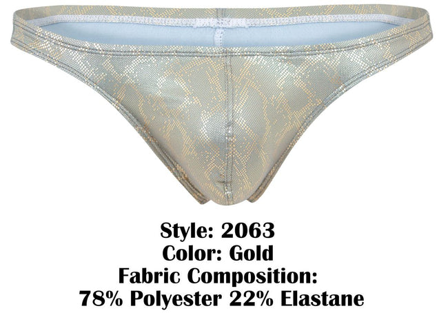 Clever 2063 Diamond Thongs Color Gold
