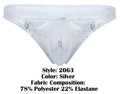 Clever 2063 Diamond Thongs Color Silver