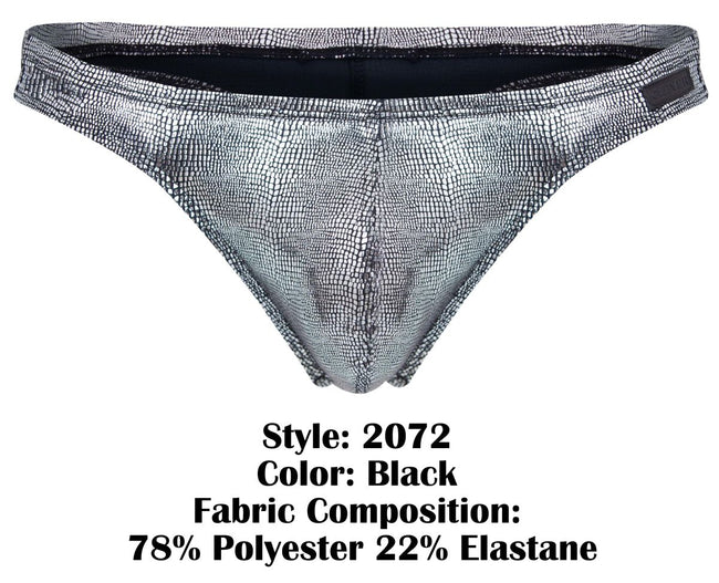 Clever 2072 Sparkles Thongs Color Black