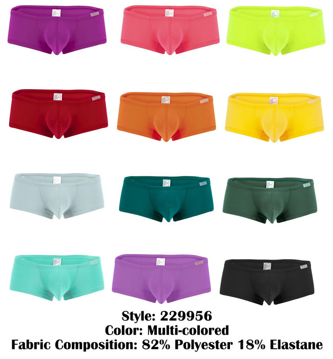 Clever 229956 12PK Australian Latin Trunks Color Multi-colored