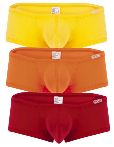Clever 229959 3PK Australian Latin Trunks Color Multi-colored