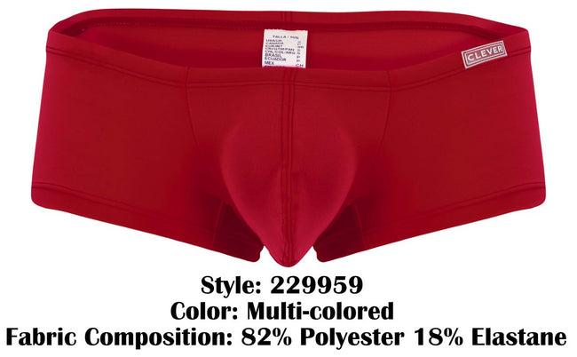 Clever 229959 3PK Australian Latin Trunks Color Multi-colored