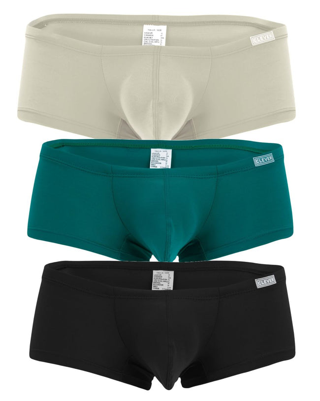Clever 229963 3PK Australian Latin Trunks Color Multi-colored