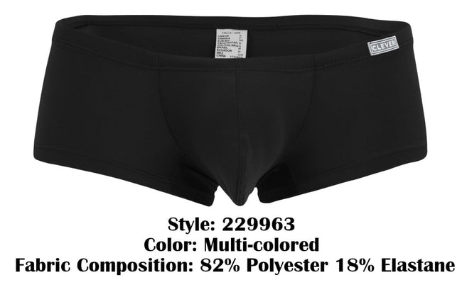Clever 229963 3PK Australian Latin Trunks Color Multi-colored