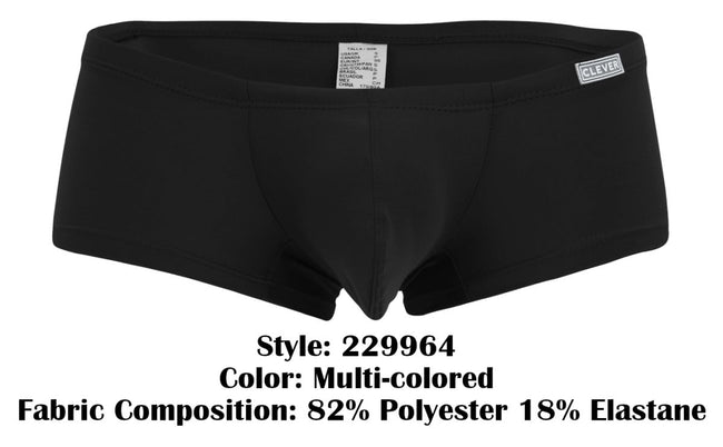 Clever 229964 3PK Australian Latin Trunks Color Multi-colored