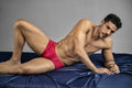 Clever 26026 Helion Trunks Color Red - Bold & Vibrant Modern Style