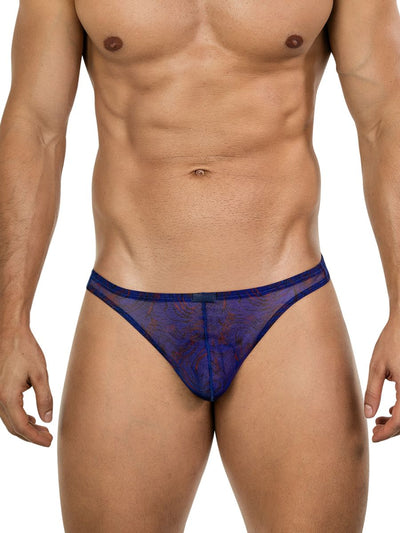 Clever 26037 Experience Bold Sensuality with the Clever 26037 Calipso Thongs in Blue Color Blue