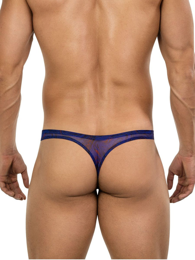 Clever 26037 Experience Bold Sensuality with the Clever 26037 Calipso Thongs in Blue Color Blue