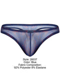 Clever 26037 Experience Bold Sensuality with the Clever 26037 Calipso Thongs in Blue Color Blue