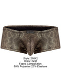 Clever 26042 Atlas Trunks - Bold and Sophisticated Gold Metallic Design Color Gold