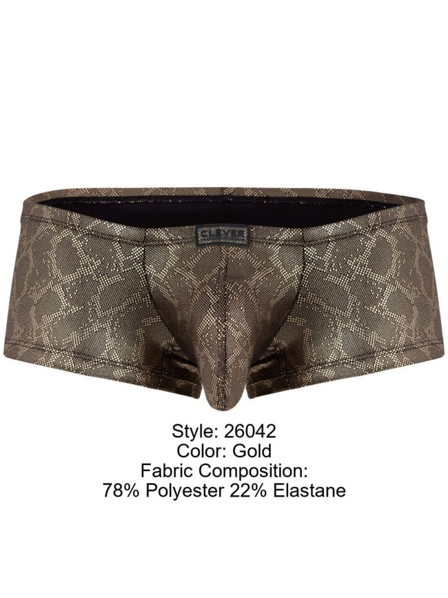 Clever 26042 Atlas Trunks - Bold and Sophisticated Gold Metallic Design Color Gold
