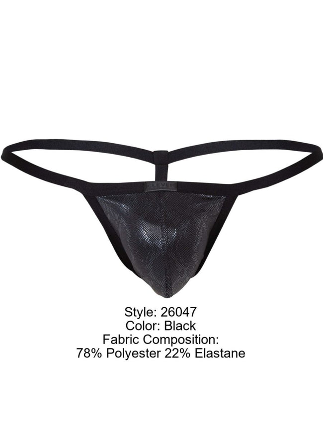 Clever 26047 Atlas G-String Color Black - Bold Sophistication
