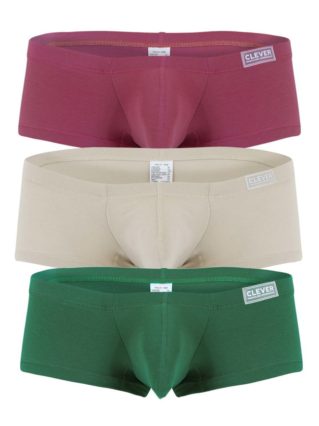 Clever 26066 3PK Australian Latin Trunks Color Multi-colored