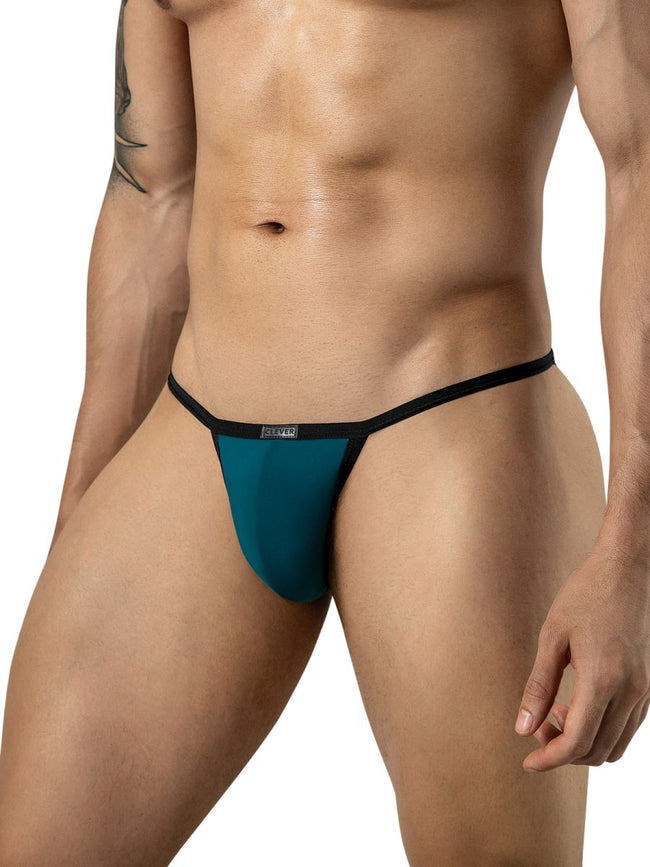 Clever Moda 26158 Men's Underwear Boreas Briefs Color Petrol Blue
