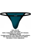 Clever Moda 26158 Men's Underwear Boreas Briefs Color Petrol Blue