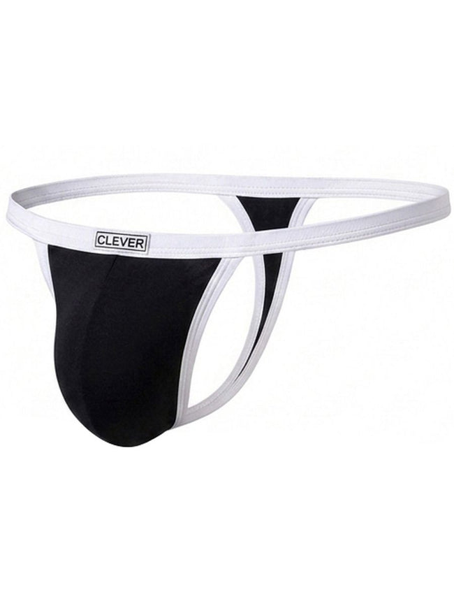 Clever Moda 26162 Men's Underwear Boreas Thongs Color Black