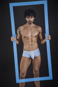 Clever Moda 26175 Men's Underwear Cronos Trunks Color Light Blue