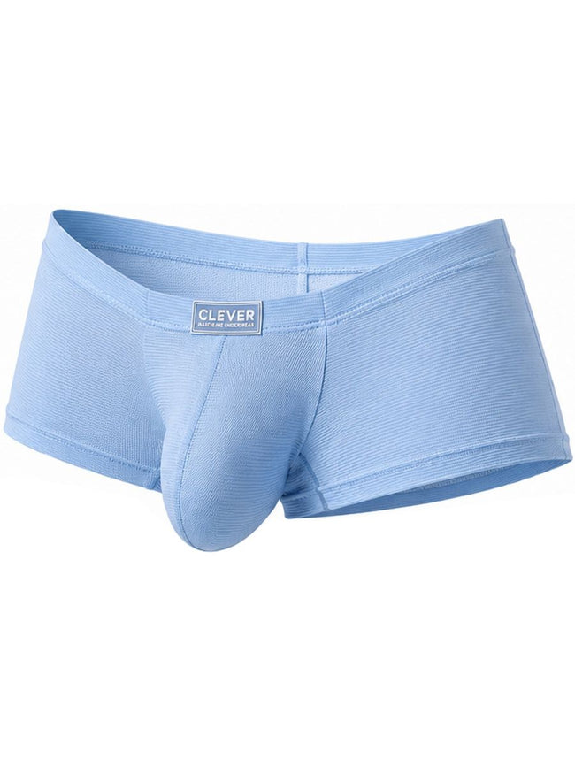 Clever Moda 26175 Men's Underwear Cronos Trunks Color Light Blue