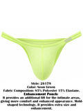 Clever Moda 26179 Men's Underwear Cronos Briefs Color Neon Green