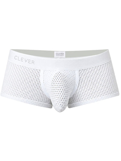 Clever Moda 26181 Men's Underwear Ulises Trunks Color White