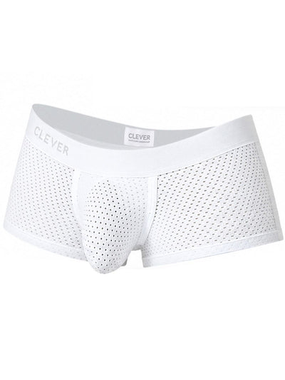 Clever Moda 26181 Men's Underwear Ulises Trunks Color White