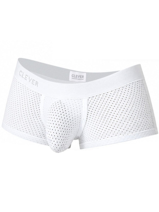 Clever Moda 26181 Men's Underwear Ulises Trunks Color White