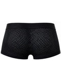Clever Moda 26184 Men's Underwear Ulises Trunks Modern Comfort Color Black