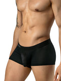 Clever Moda 26184 Men's Underwear Ulises Trunks Modern Comfort Color Black