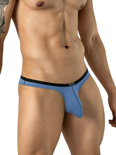 Clever Moda 26187 Men's Underwear Ulises Ergonomic Briefs Color Steel Blue