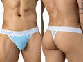 Clever Moda 26190 Men's Underwear Ulises Ergonomic Thongs Color Light Blue