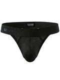 Clever Moda 26192 Men's Underwear Ulises Thongs Stylish Ergonomic Fit Color Black