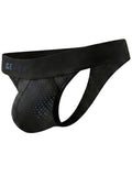 Clever Moda 26192 Men's Underwear Ulises Thongs Stylish Ergonomic Fit Color Black