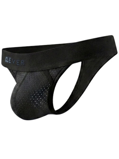 Clever Moda 26192 Men's Underwear Ulises Thongs Stylish Ergonomic Fit Color Black