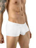 Clever 26207 Men's Underwear Mompox Trunks Sleek Ergonomic Fit Color White