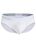 Clever 26209 Men's Underwear Salento Briefs for Everyday Comfort and Support Color White