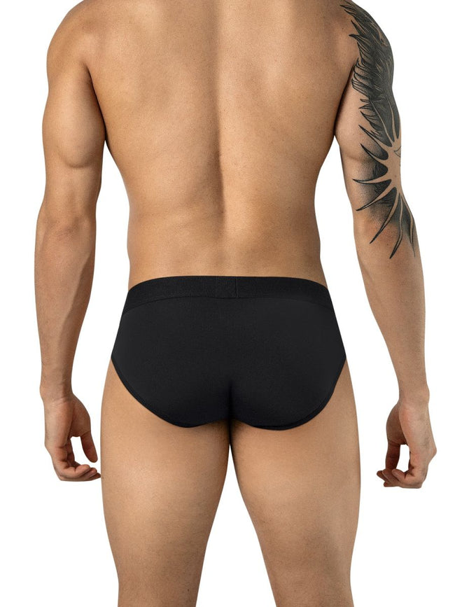 Clever 26210 Men's Underwear Salento Ergonomic Supportive Briefs Color Black