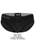 Clever 26210 Men's Underwear Salento Ergonomic Supportive Briefs Color Black