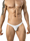 Clever 26211 Men's Underwear Murillo Thongs Sleek Minimalist Fit Color White