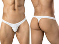 Clever 26211 Men's Underwear Murillo Thongs Sleek Minimalist Fit Color White