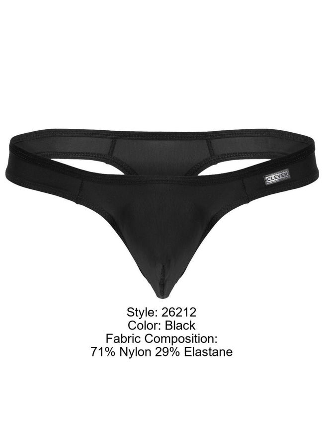 Clever 26212 Men's Underwear Murillo Thongs Color Black